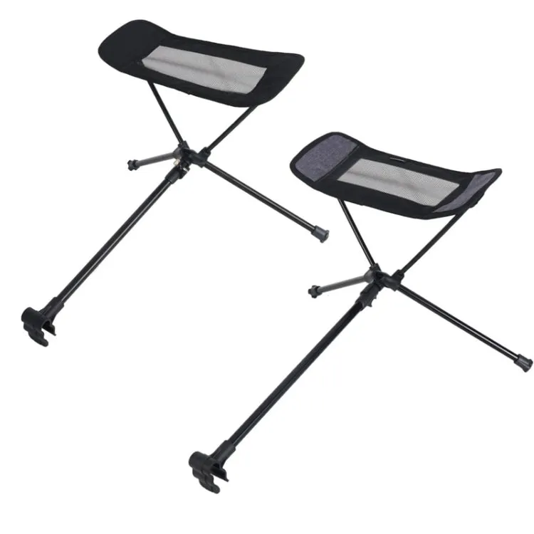 Collapsible Footstool For Camping Foot Recliner Foot Rest(Gray)