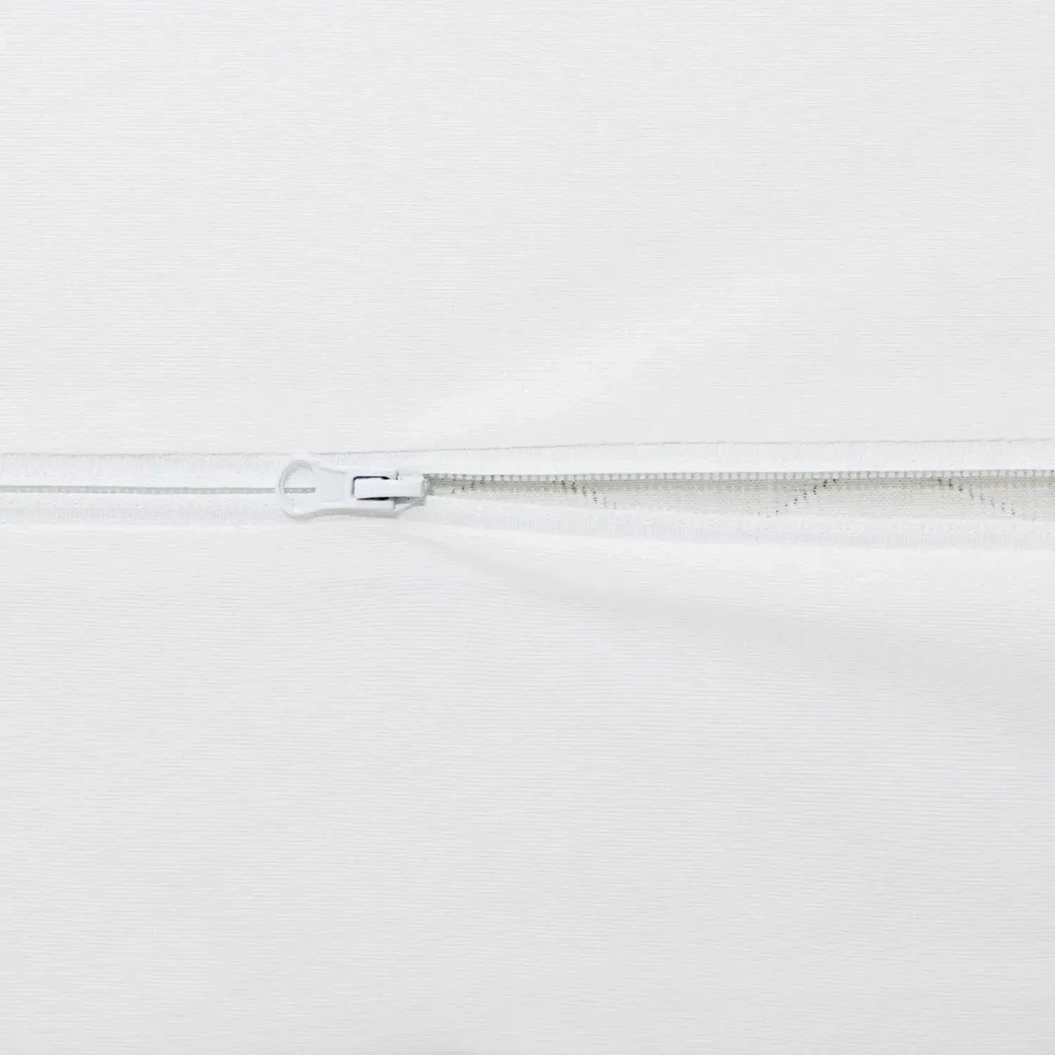 Double Sided Zipper Waterproof Mattress Cover - White