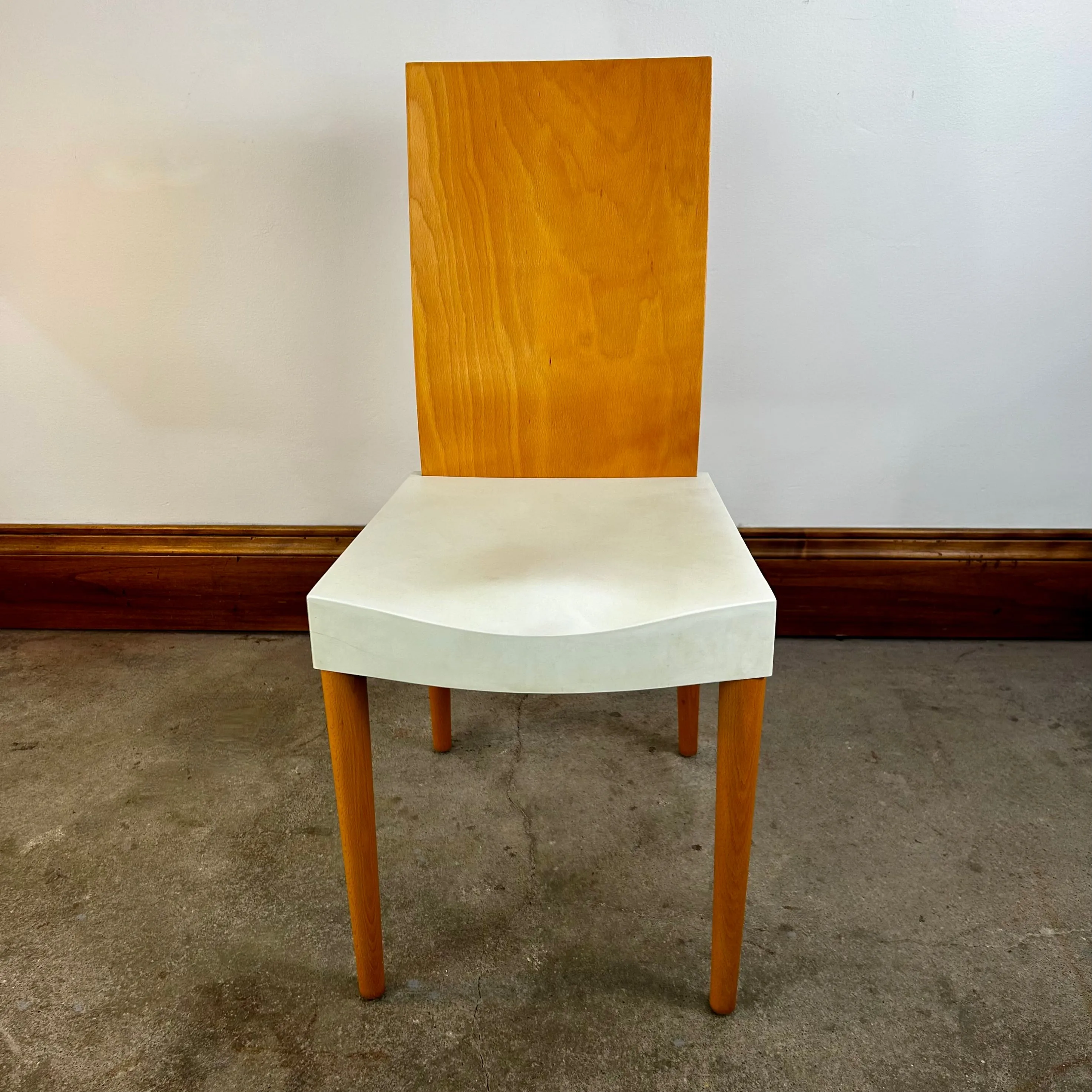 Kartell, "Miss Trip" by Starcek Chair, Wood, Composite, Italian, Pair