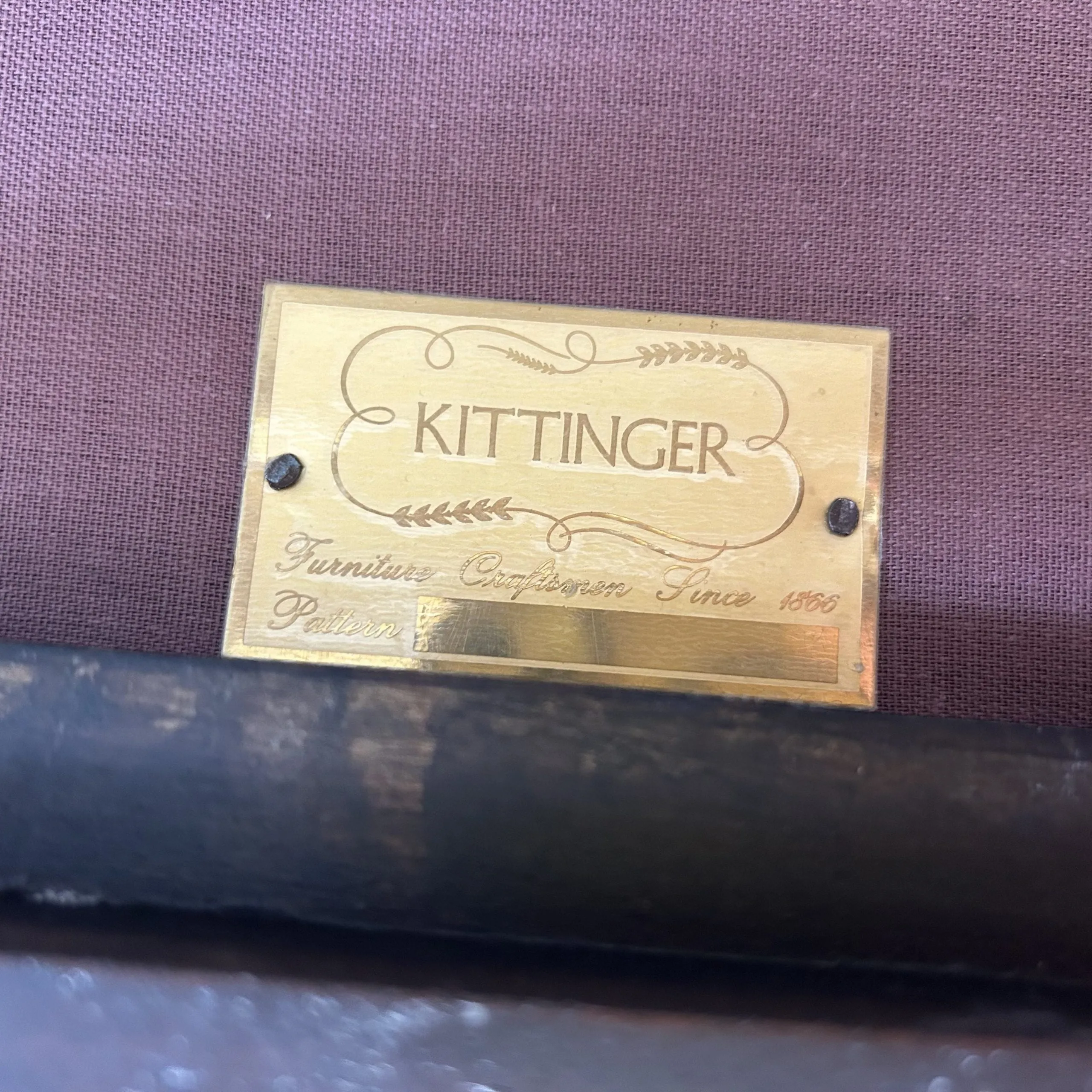 Kittinger Mahogany Newport Chairs, Chippendale Style, Pair