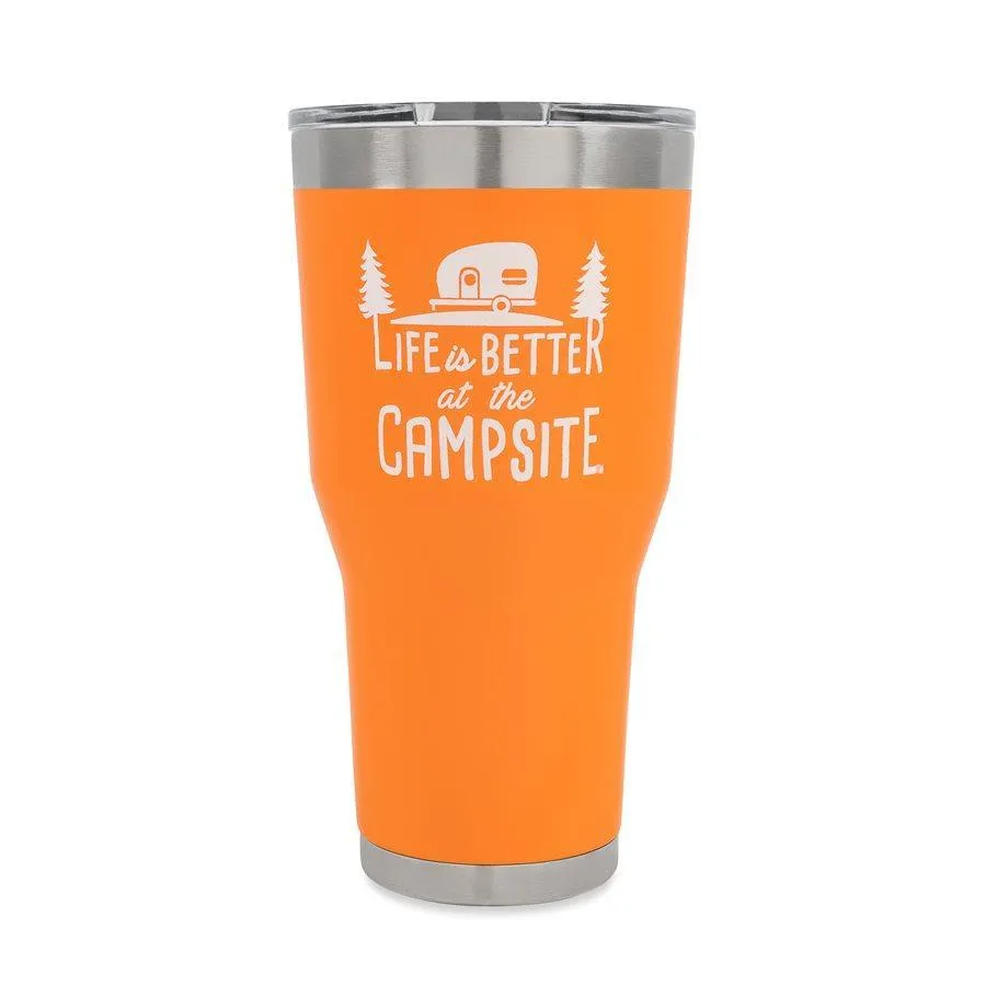 LIFE IS BETTER ORANGE 30oz TUMBLER