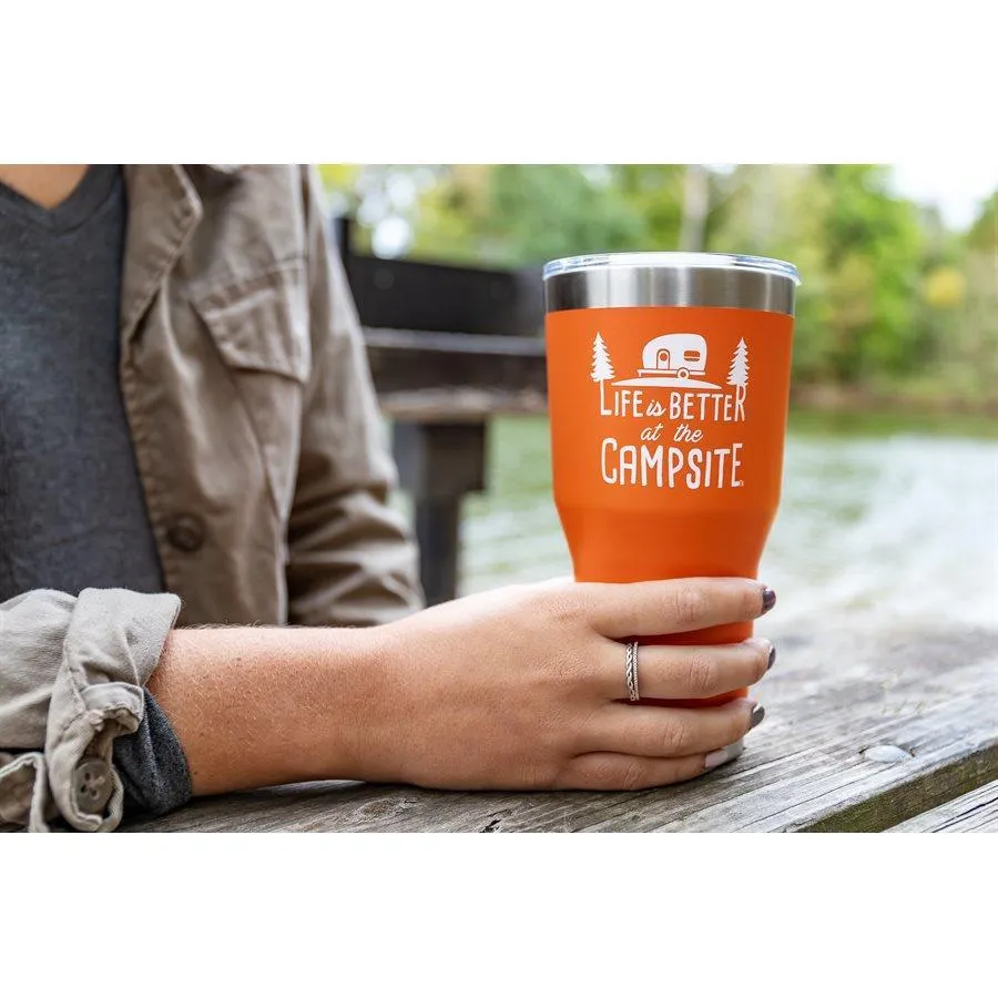 LIFE IS BETTER ORANGE 30oz TUMBLER