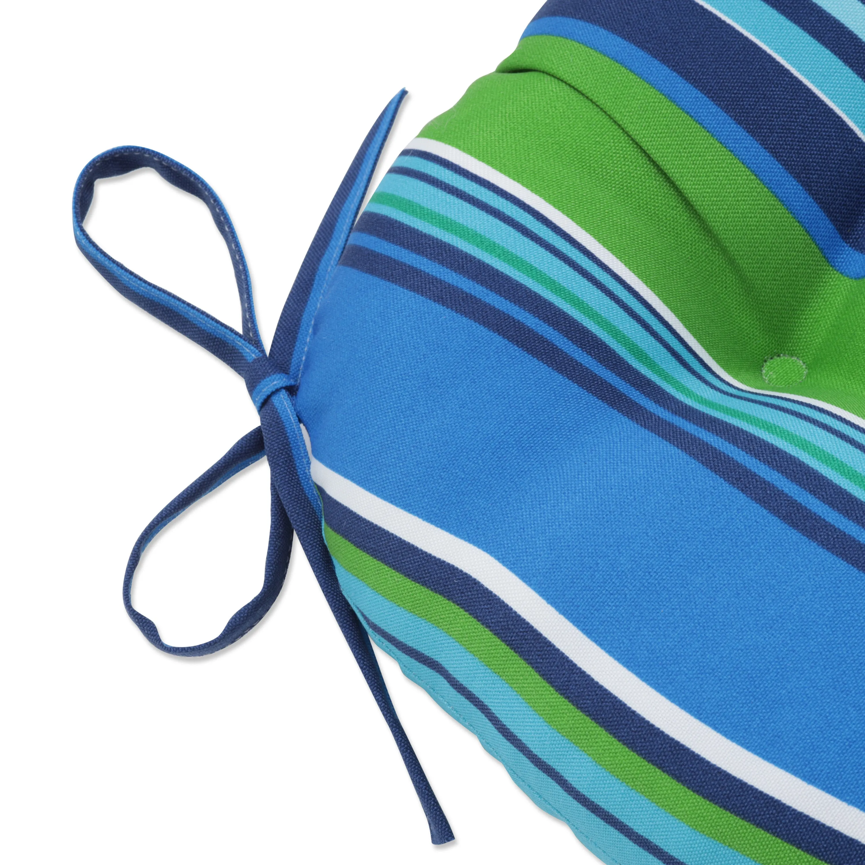 Sea Island Blue Reversible Chair Pad (Set Of 2)
