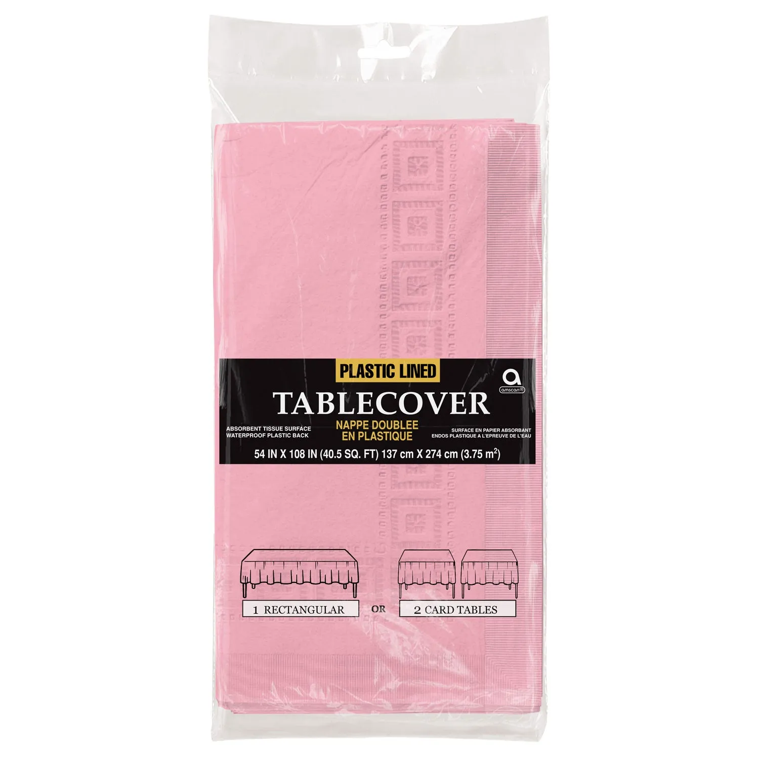 Tablecover Rectangular - Pale Pink