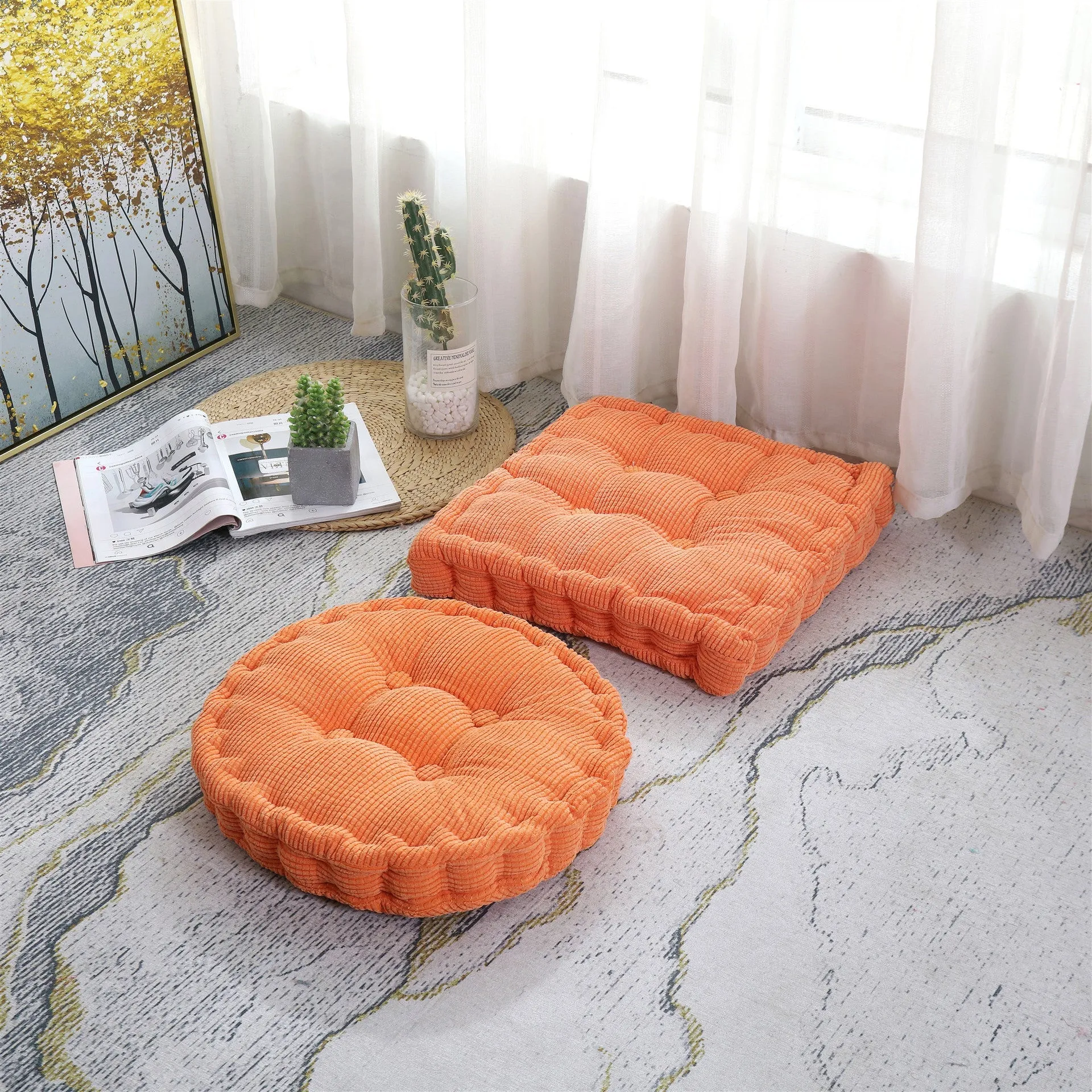 Thickened Cotton Soft Dining Room Chair Cushions