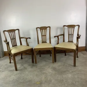 Vintage Leather Dining Chairs