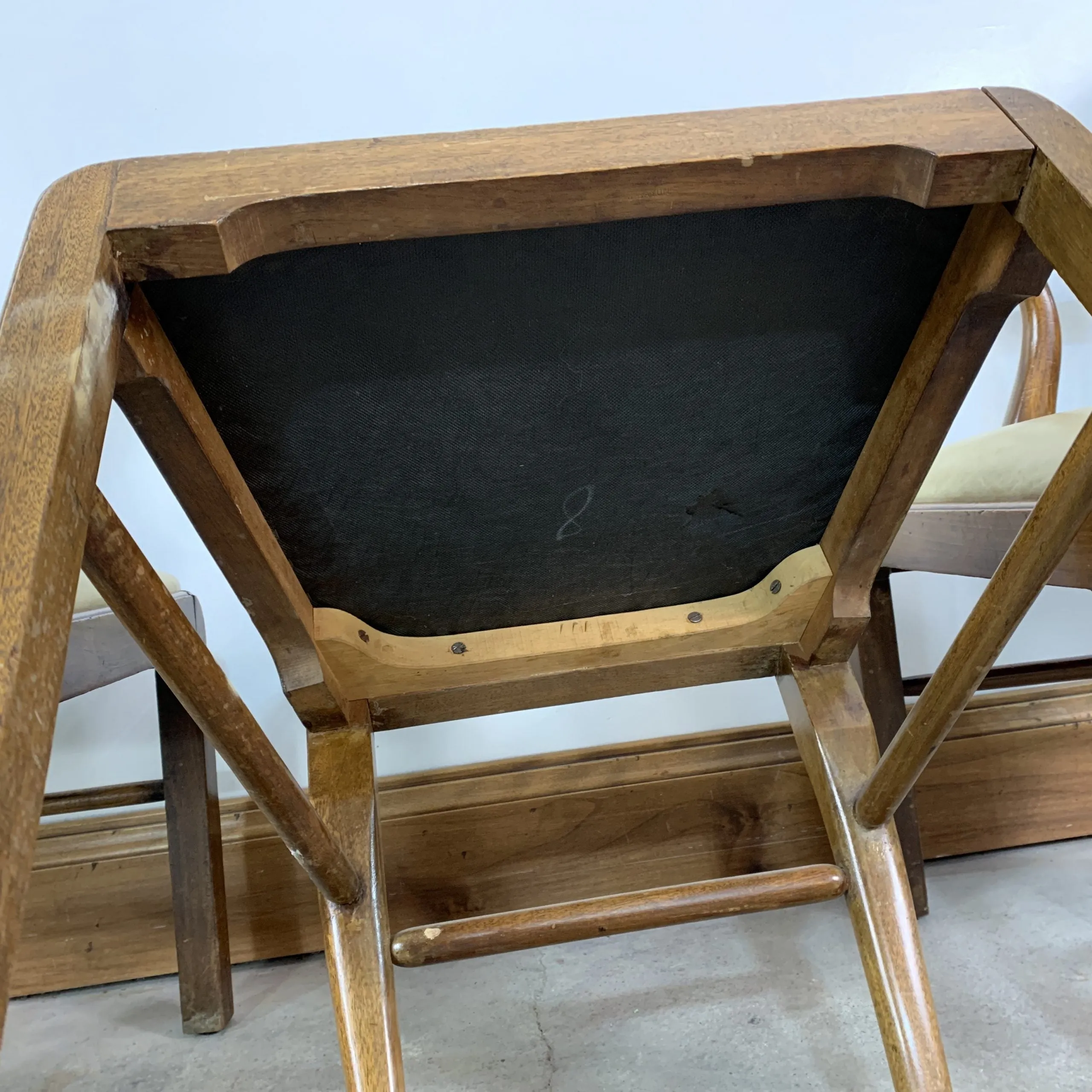 Vintage Leather Dining Chairs