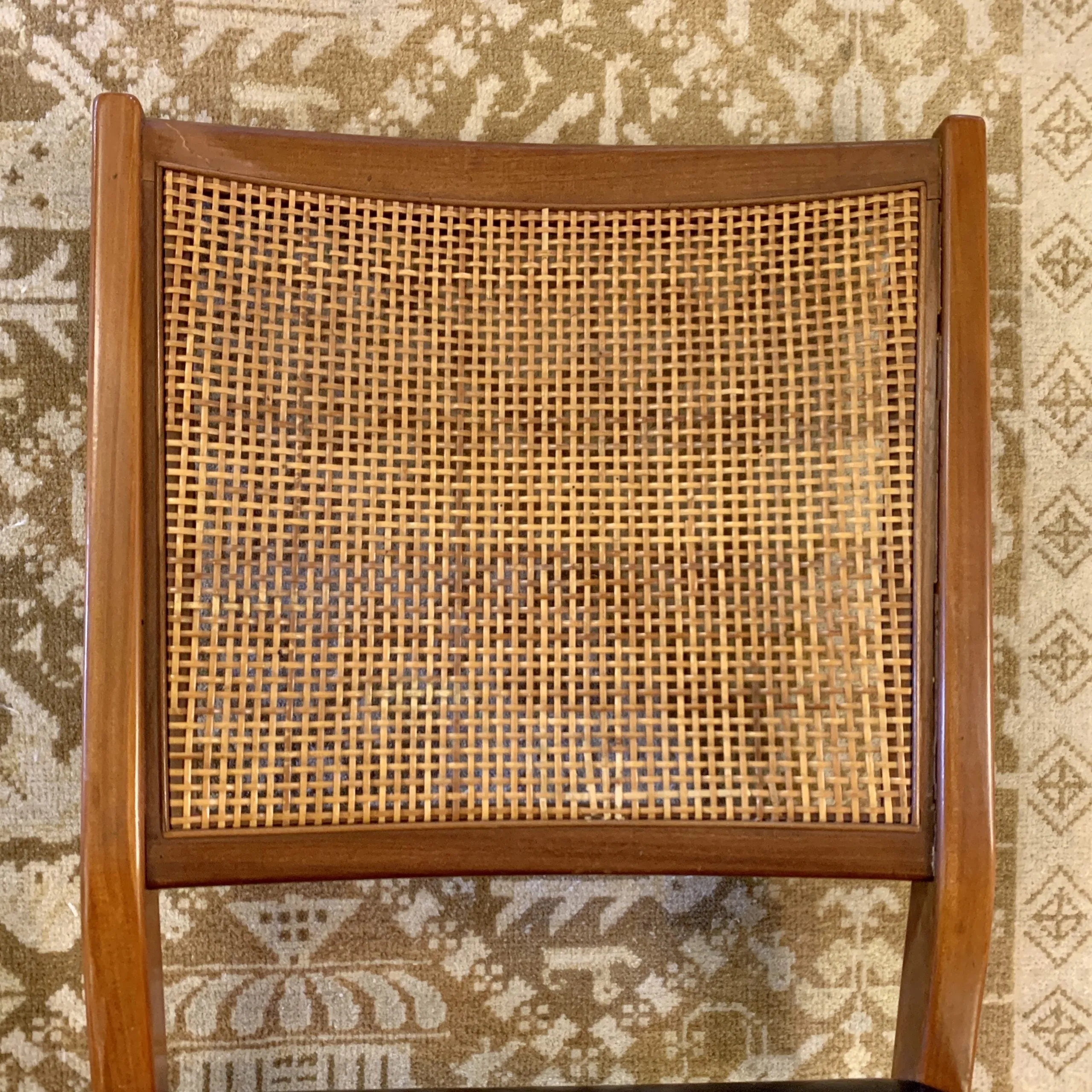 Vintage Skaraborgs Mobelindustri AB Tibro Swedish Dining Chairs, Set of Four