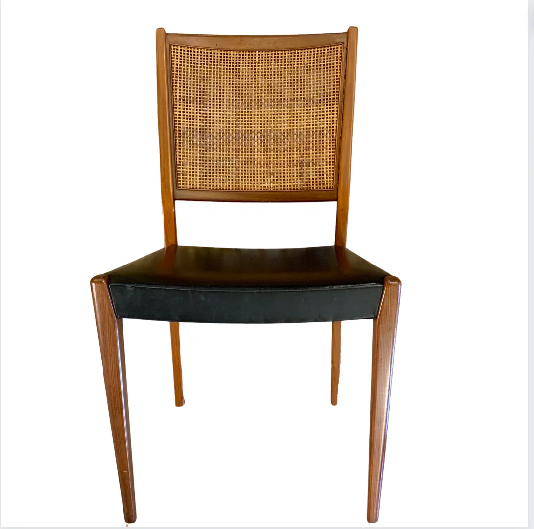 Vintage Skaraborgs Mobelindustri AB Tibro Swedish Dining Chairs, Set of Four