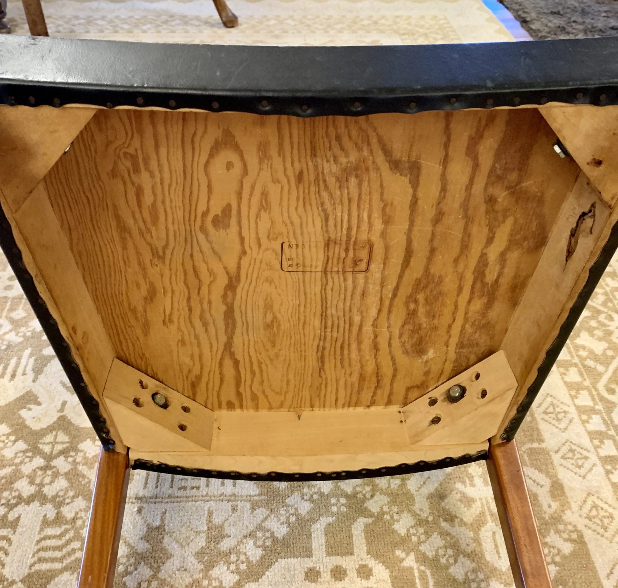 Vintage Skaraborgs Mobelindustri AB Tibro Swedish Dining Chairs, Set of Four